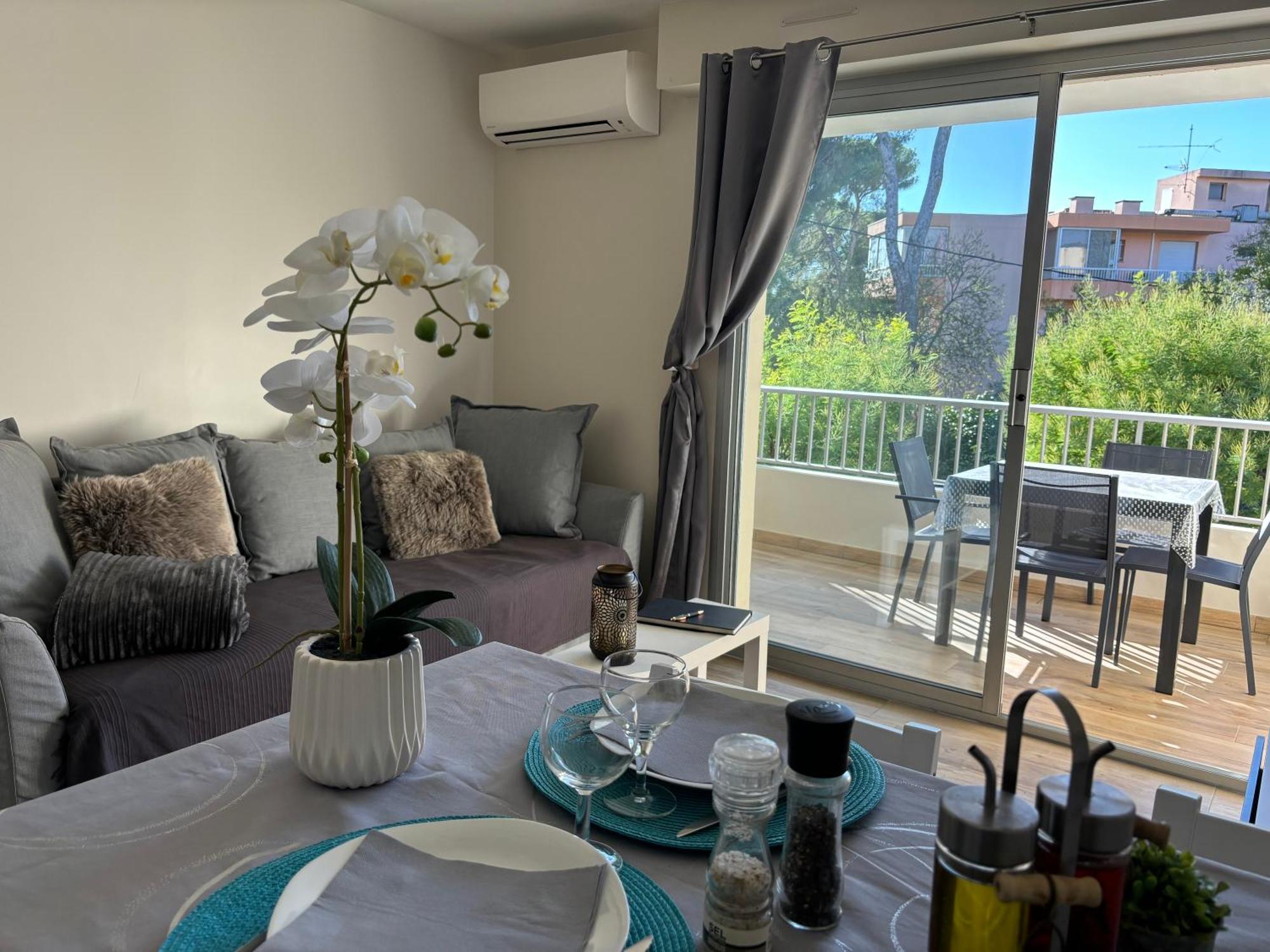 Proche Centre Sanary Studio Climatise 4 Personnes Exterior foto